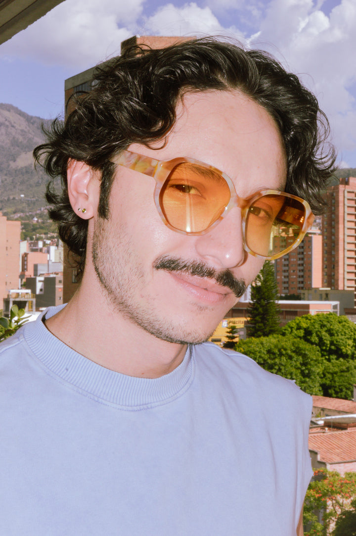 gafas de sol seventy2 mármol amarillo