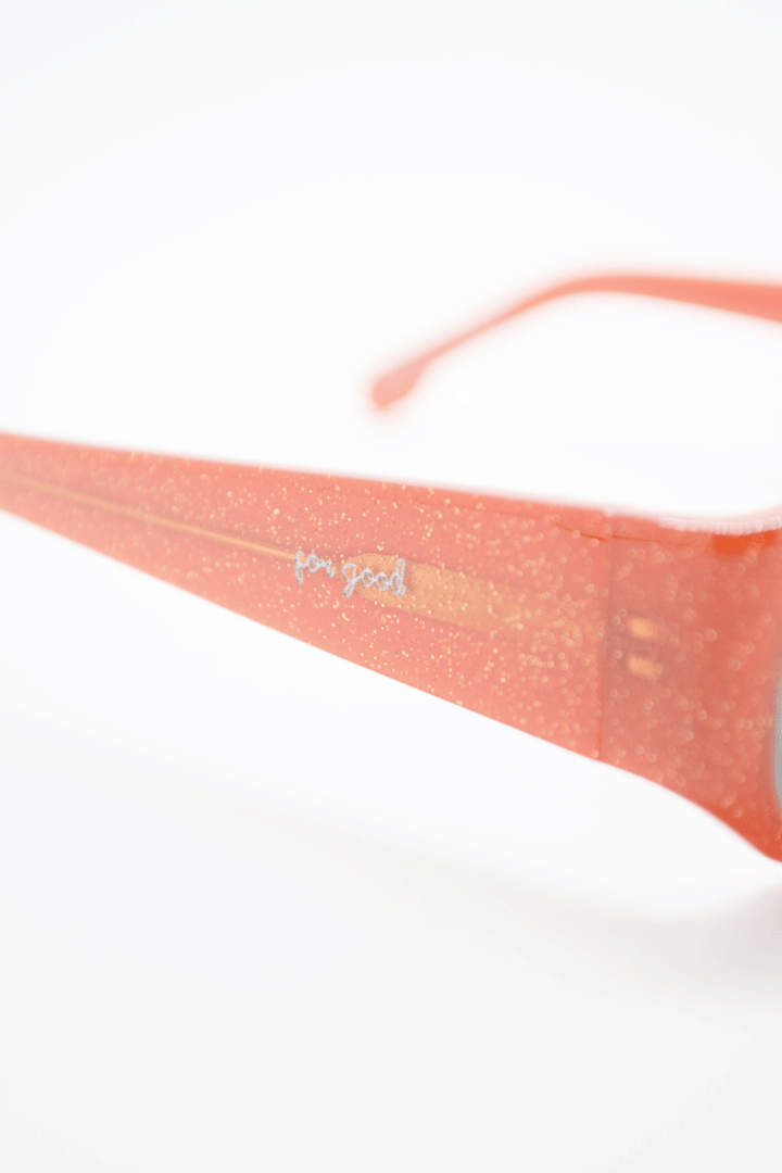 gafas de sol fifty8 breathe x not too fancy rojo glitter