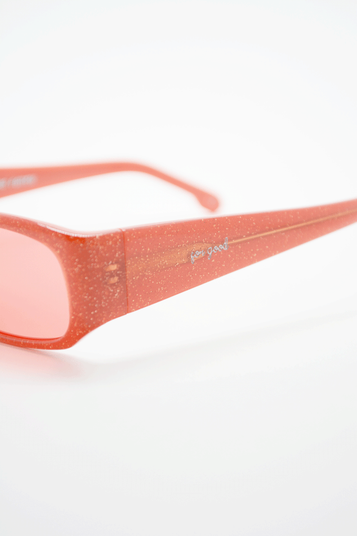gafas de sol fifty8 breathe x not too fancy rojo glitter
