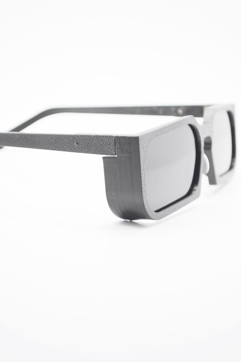 gafas de sol 3D flat c negro