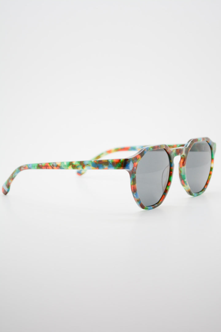 gafas de sol three verde rojo