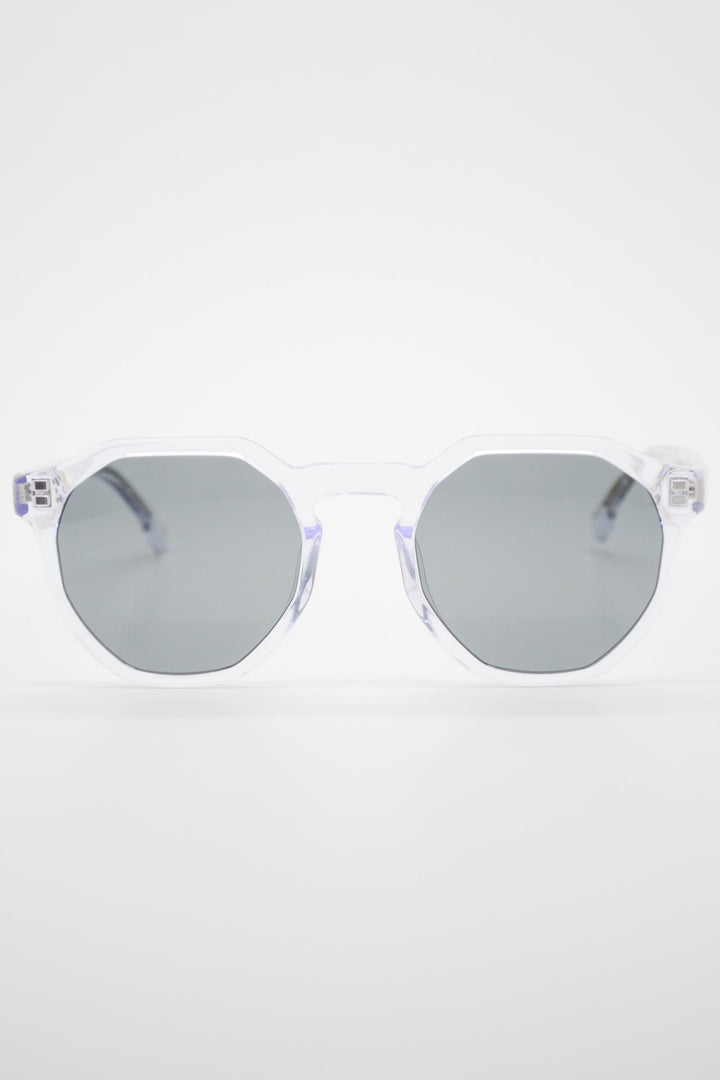 gafas de sol three transparente