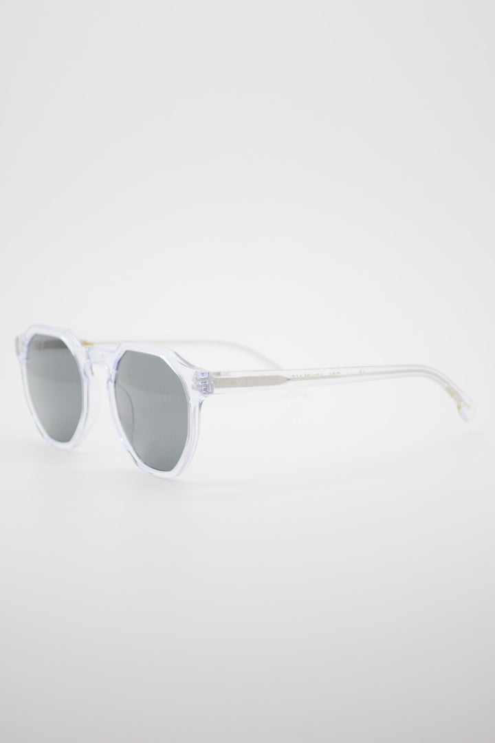 gafas de sol three transparente
