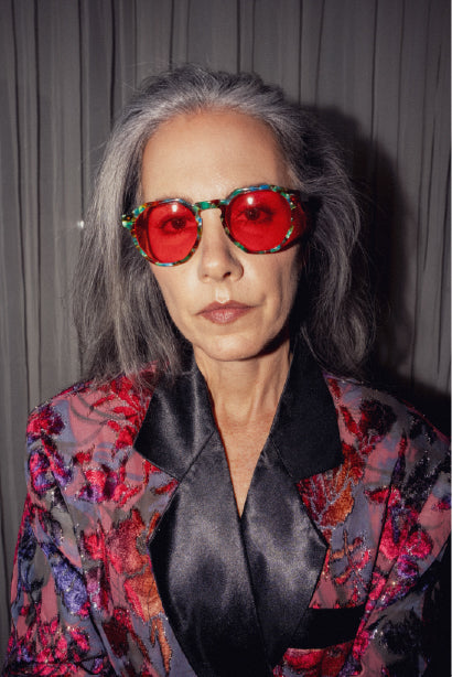 gafas de sol three verde rojo